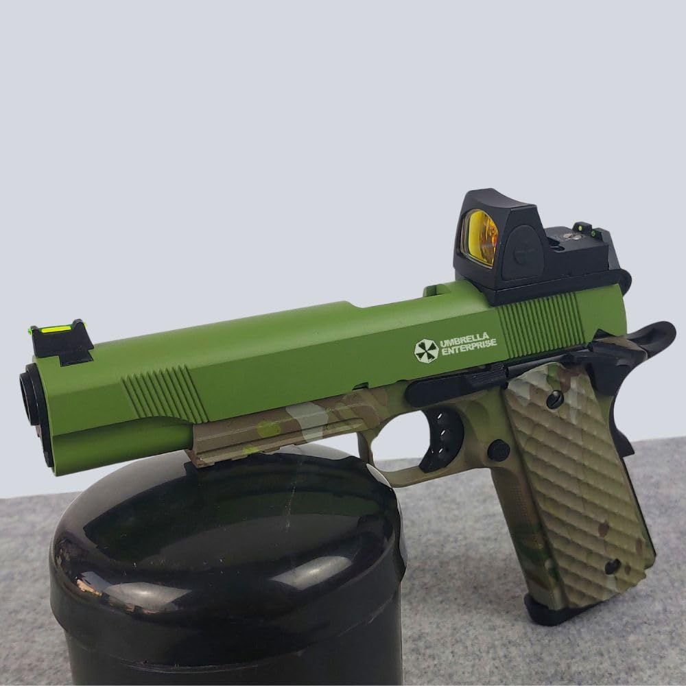 Pistola Softair MEU Camo/Green a Gas Calibro 6 mm con pallini