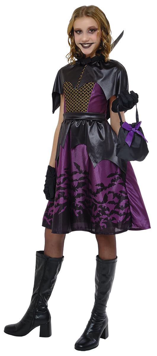 Rubie’s S8910-L Lady Vampire Inf Costume Bruja, multicoloured, L (8-10 años)