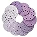 6 Inch 17 Holes Sanding Discs, 100PCS 40 60 80 120 180 220 240 320 400 800 Grit Assorted Professional Sandpaper by LotFancy, Hook and Loop Random Orbital Sander Round Sand Paper