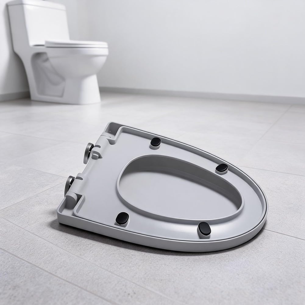 Asiento WC Cierre para suave Forma V PP Asiento WC Cierre para