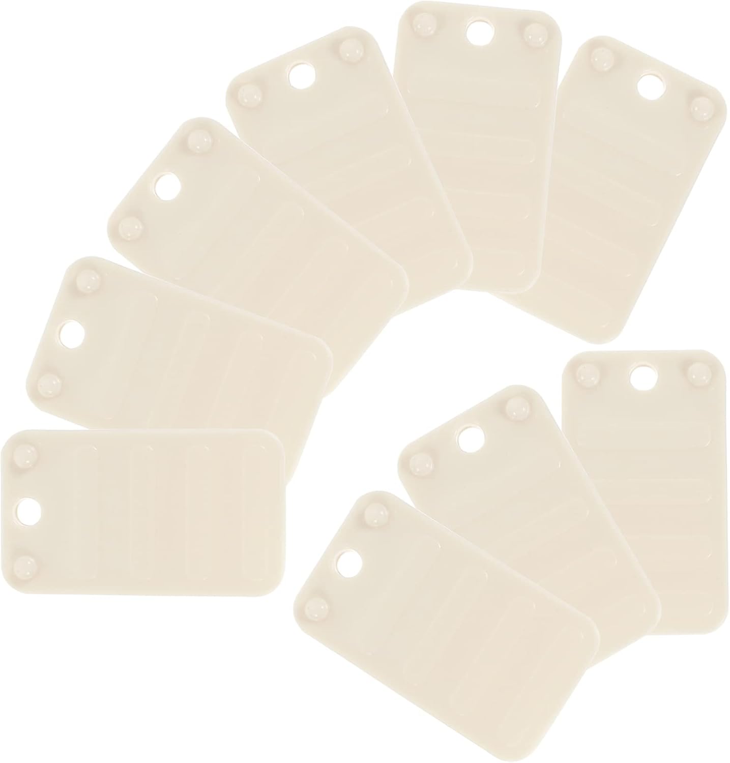 60 Pcs Plastic Mat Door Wedges Furniture Leg Protection Leveler Door Stop Construction Shims Toilet Shims for Leveling Furniture Leveling Pads Furniture Levelers Clear Table Shims