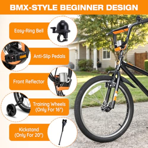 Yventix 20 Inch BMX Style Bike