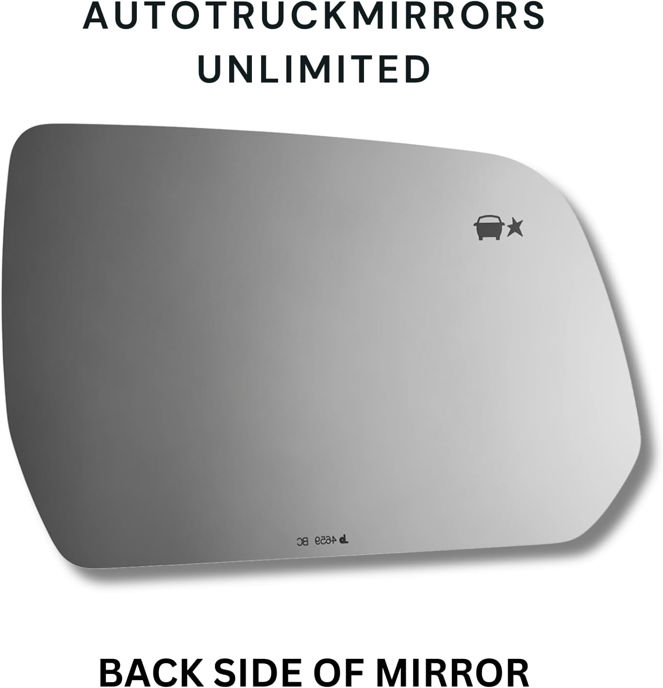 Driver Side Mirror Replacement Glass (MADE IN USA) with Silicone for 2017-2020 GMC Acadia - Blind Spot (2017 2018 2019 2020 17 18 19 20)