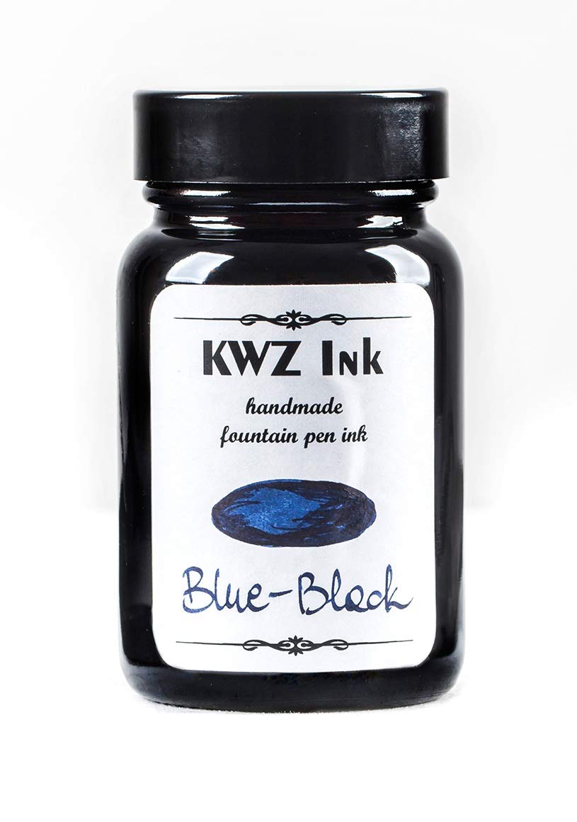 Blue Black Handmade Fountain Pen Bottled Ink-60 ml