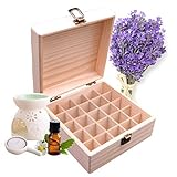 Material de alta calidad: Liviano y durable. Hecho de madera fina con un grano de madera natural. Bien hecho, tierno terminado con grano de madera natural. Protección del aceite esencial contra el deterioro que puede ser causado por la luz solar y cambios extremos en la temperatura ambiente. También protege el aceite esencial que no es fácil de romper.