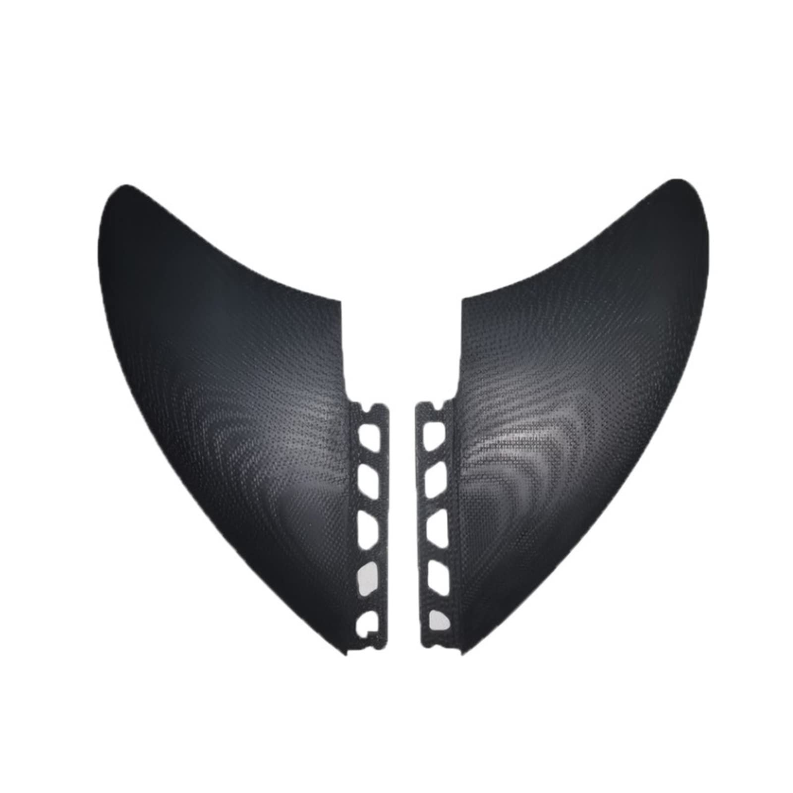 Ailerons Surf Twin Fins en fibre de verre performance pour vagues de style Fish Plate