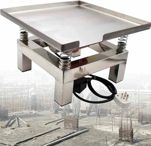 Mesa vibratoria para concreto, mesa de vibración de acero inoxidable, elimina burbujas y precipita con plataforma vibratoria para ensayos