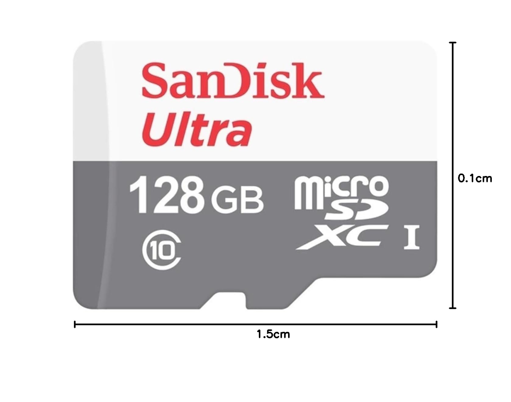 サンディスクウルトラ128GB 100MB/s マイクロSDXC