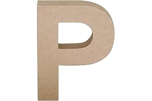 Papier Mache Letters 16 Inches, Alphabet DIY Craft