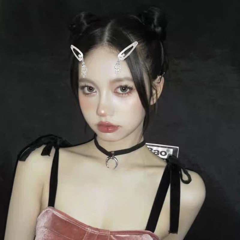 Miniatura 5 de Pinzas góticas para el cabello para mujeres, manos de esqueleto, araña, Halloween, accesorios para el cabello para niñas, punk Y2K, vintage, para