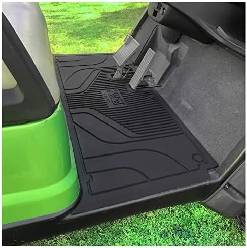 10L0L Golf Cart Floor Mat for Yamaha G29 Drive & Drive 2 2007-up, One-Piece Design Silica Gel Mat