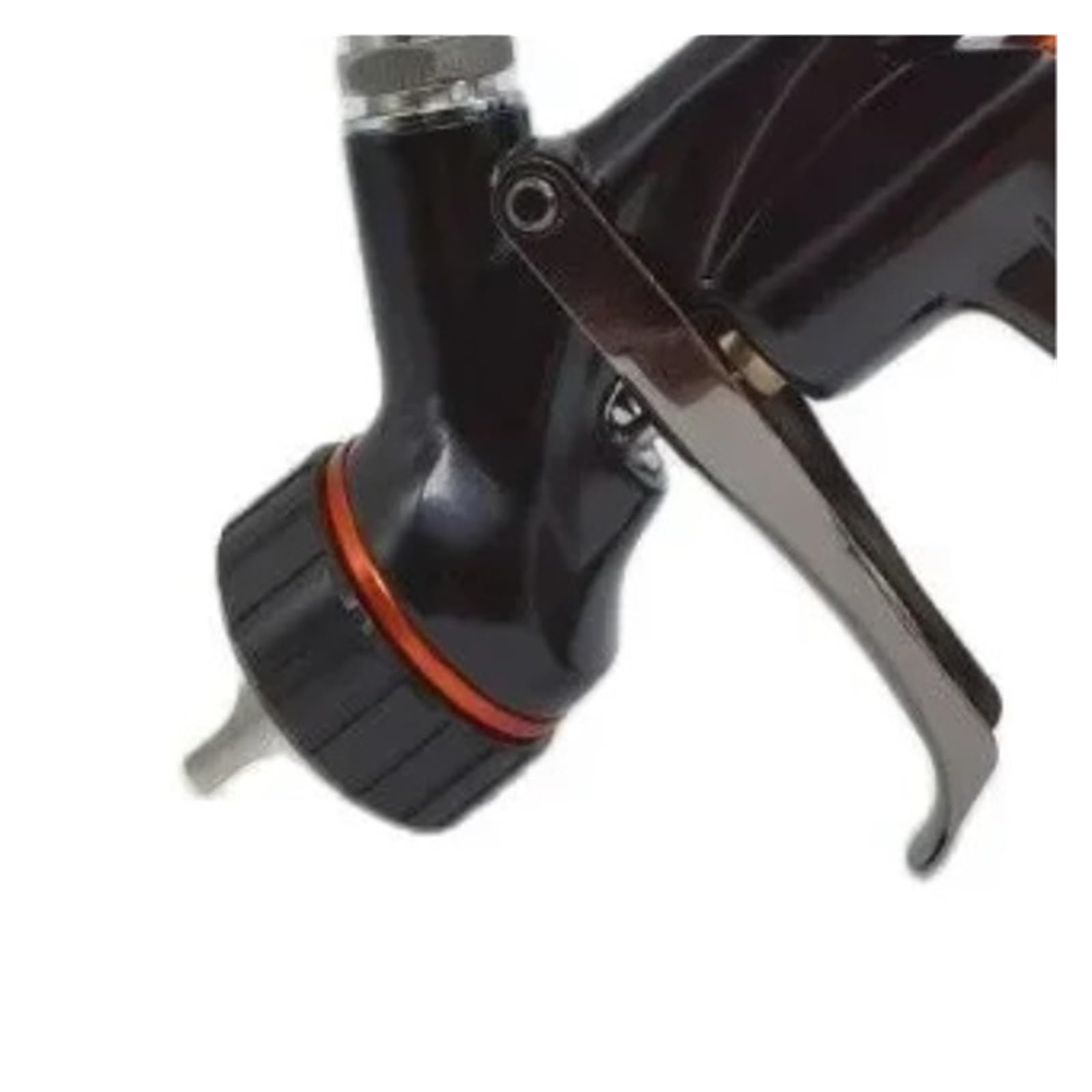 Wysokiej Klasy Pistolet Natryskowy 1.3mm Dysza Ze Stali Nierdzewnej Na Sprężone Powietrze Do Samochodu Malowania Farbą Natryskiwania Bezbarwnego Wysoka Precyzja Atomizacji(Black orange 1.3MM)