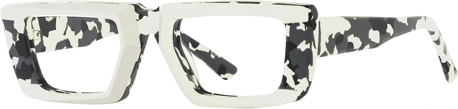 Blue Light Reading Glasses for Men - Women Geometric Frame Tortoise Readers Retro Reading Glasses FT1907