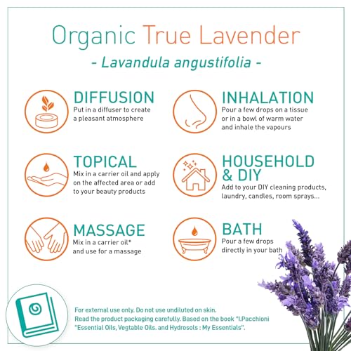 Puressentiel - Ätherisches Öl Echter Lavendel Bio 10 ml - BBDÄÖ - 100% rein und natürlich