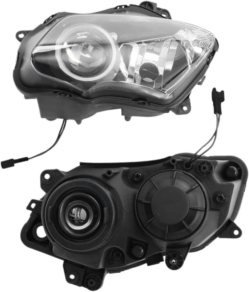 Motorcycle Front Headlight Headlamp Assembly Compatible With YZF R1 YZF-R1 2007-2008