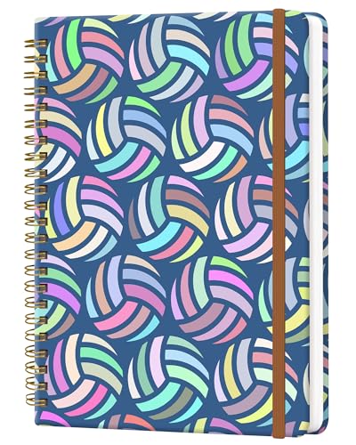 Carnet de notes A5 lignes pour femme, cahier spirale 120 pages mignon