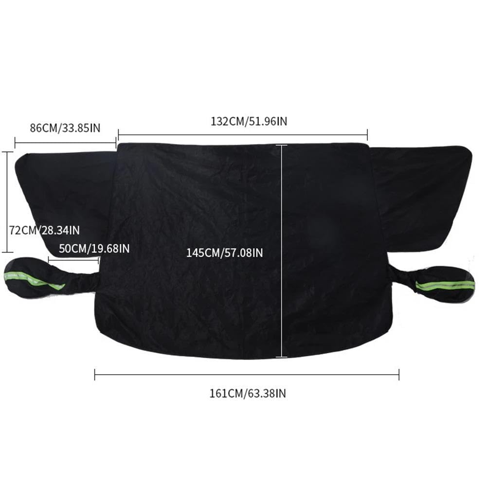 Générique Couverture Magnétique Pare-Brise Voiture Anti-Gel Et Neige, De Avant en Tissu Oxford, Pare-Soleil Automobile Anti Gel Pare Protection Voiture