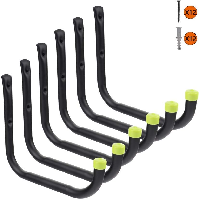 Intpro Garage Organization Hooks Heavy Duty Garage Storage Utility Wall