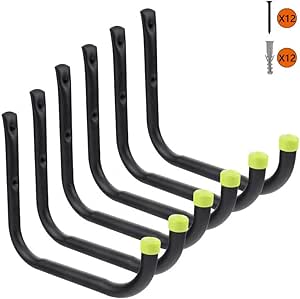 Intpro Garage Organization Hooks Heavy Duty Garage Storage Utility Wall Hooks Garden Tool Wall