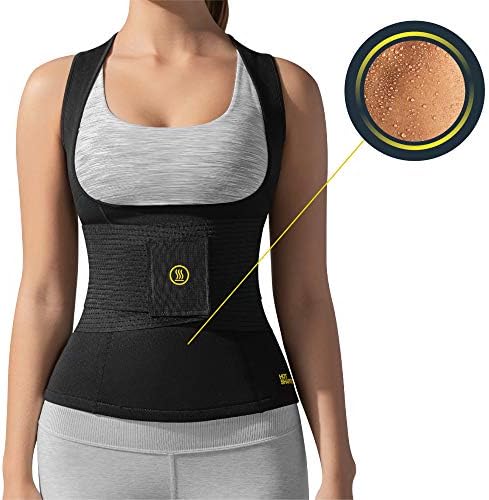 HOT SHAPERS Cami Hot with Waist Trainer – Women’s Slimming Body Shaper –Weight Loss and Hourglass Figure