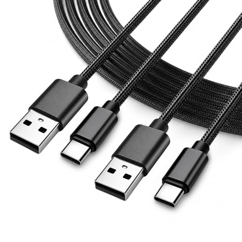Image of Superer 2 Pack 10 ft USB C Charging Cable Fit for PS5 Controller, PlayStation 5 DualSense, Xbox Series X /S Controllers, Xbox Elite Series 2 (Model 1914 1797), Charger & Data Sync Nylon Braided Cord