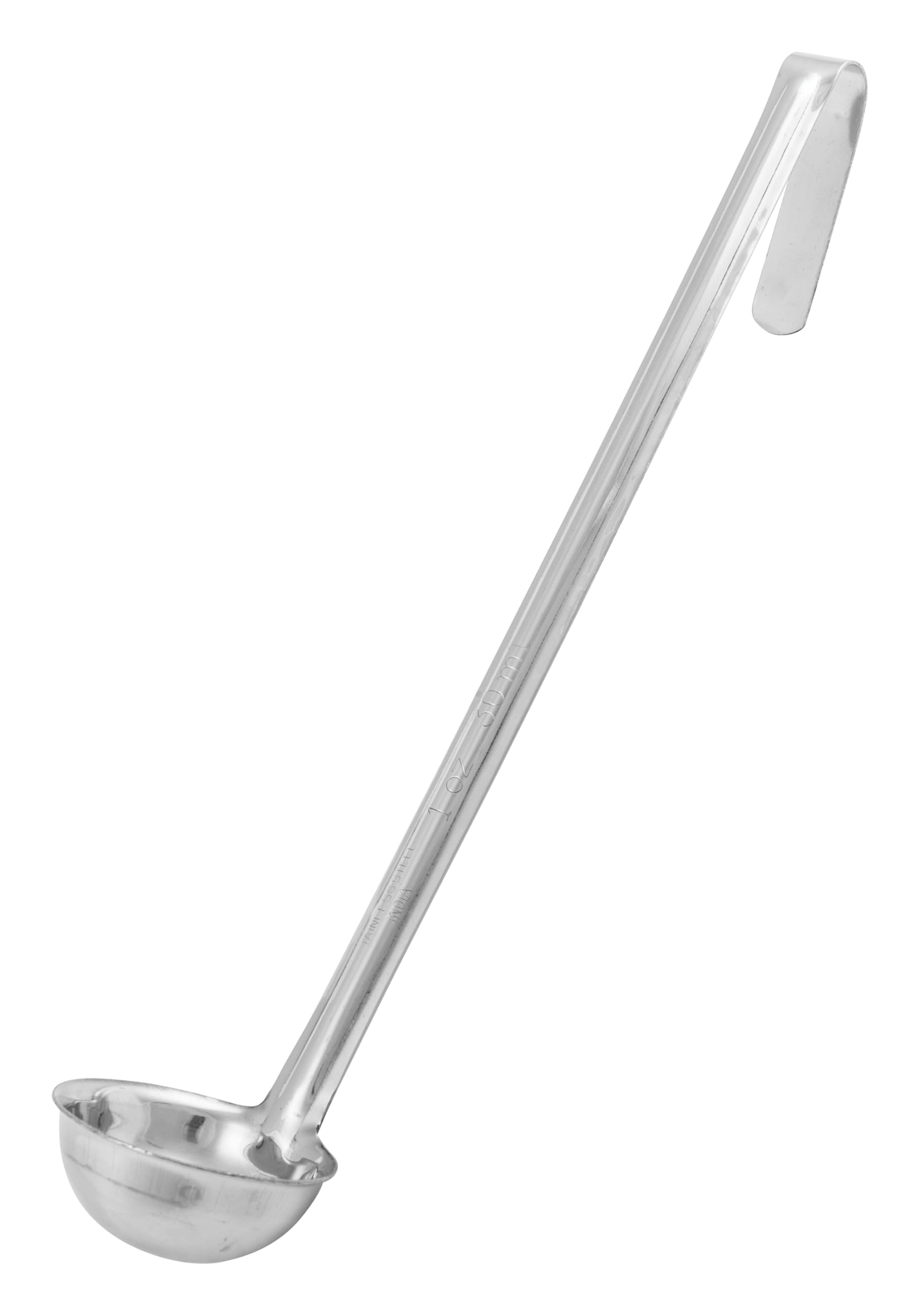 Winco One Piece Stainless Steel Ladle, 1 Ounce, 10.25"