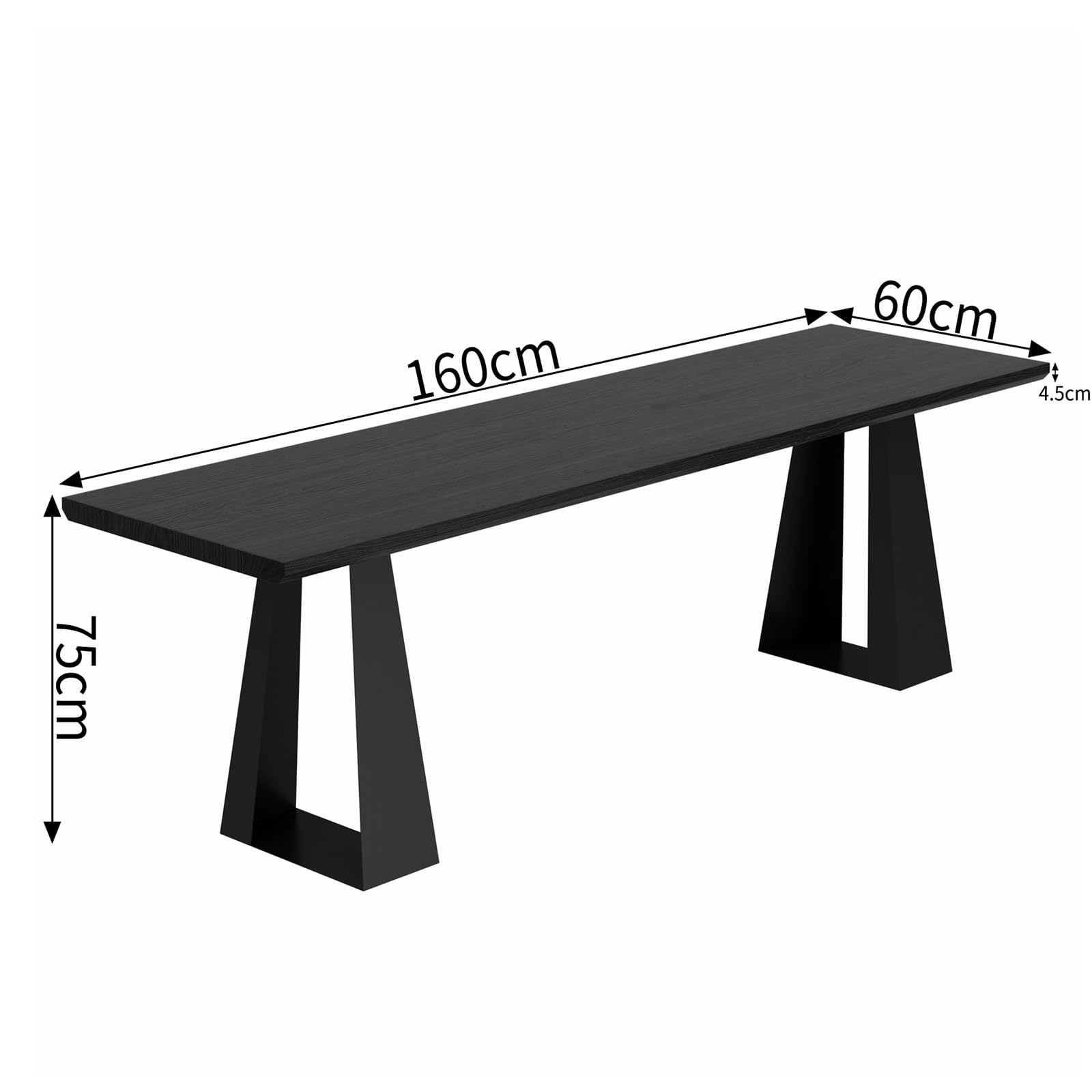 Scrivania Scrivania da Lavoro in Stile Semplice e Moderno, Tavolo Lungo con Struttura in Metallo Dietro Il Divano for Ufficio Domestico Soggiorno Workstation(L)