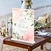 Enayplon Acrylic Sign Holder 8.5 x 11, Double Sided Sign Holder Stand, Plastic 10 Pack Table Paper Stand, Vertical Menu Flyer Stand, T Shape Table Flyer Holder