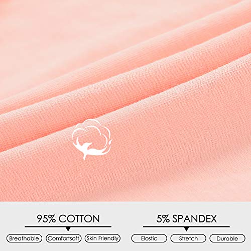Image of INNERSY Womens Underwear Cotton Briefs Postpartum High Waisted Panties 5 Pack