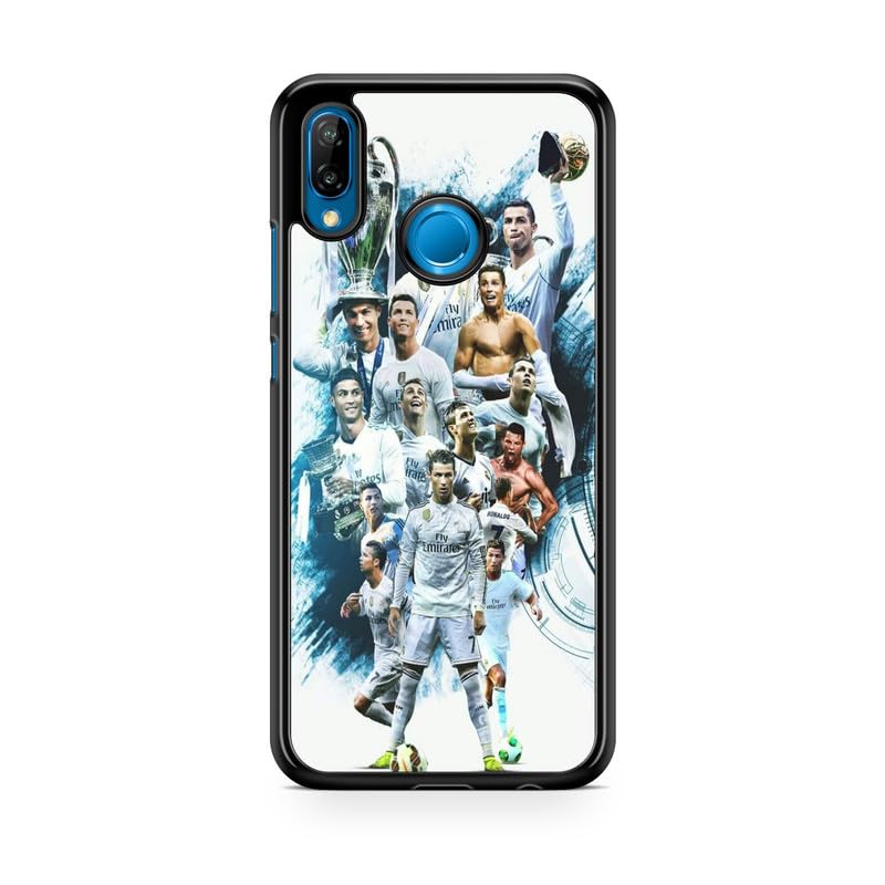 Carcasa compatible con Huawei P Smart 2019 – Cristiano Ronaldo – Determinación Absoluta – Sublimación HD – Silicona Negro – Carcas‑en-Lolie