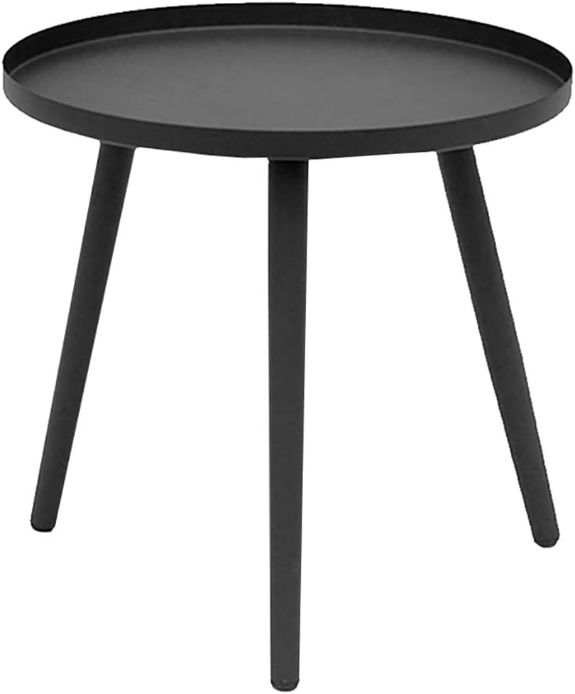 Amazon.com: Coffee Tables Black Round End Modern Minimalist Side Table ...