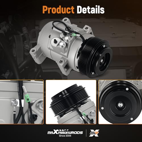 maXpeedingrods AC A/C Compressor With Clutch for Toyota Tacoma 2005-2015 2.7L / 4.0L Replaces #CO10835C 0610221 by maXpeedingrods - Used condition - Image 8