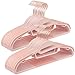 Produktbild SONGMICS Kleiderbügel 30 Stück, Anzugbügel aus Kunststoff, hochwertig, S-Form-Öffnung, Anti-Rutsch, platzsparend, 0,5 cm dick, Haken in Roségold um 360° drehbar, 41,5 cm breit, Hellrosa CRP43PK30