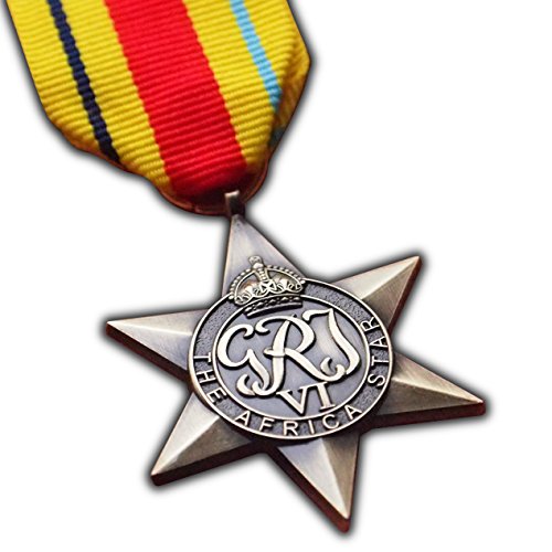 The Africa Star Military Medal WW2 Commonwealth British Military Award For | Army | Navy | RAF | REPLICA George VI
