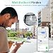 Bnlei Smart Air Tracker Tag kompatibel mit Apple Wo ist? (nur iOS), Smarttag Key Finder für Schlüssel, Fahrrad, Wallet, Koffer, Hunde, Katzen (Weiß, 1-Pack)