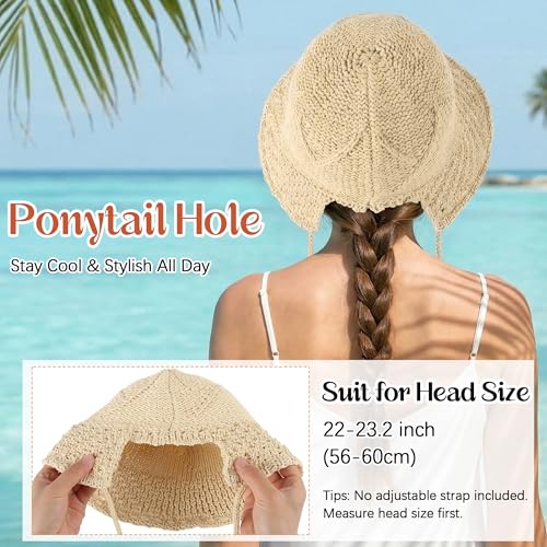 Sombrero tipo Bucket de algodón para mujer miniatura 4
