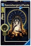 Ravensburger Puzzle Starline - 16992 Leuchtender Löwe - 500 Teile Puzzle für Erwachsene und Kinder ab 14 Jahren, Puzzle leuchtet im Dunkeln