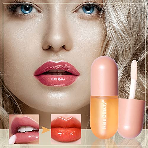 Lip Plumper | Lip Enrichment | Enlarge Lip Gloss Moisturizes And Enlarges The Lips | Natural Lip Plumper and Lip Care Serum | Lip Enhancer | Lip Mask | Plant Extracts Plumping Lip Serum 4.5ml
