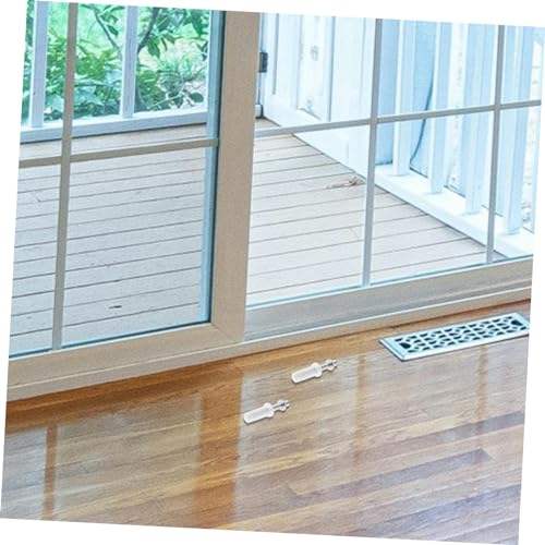 Kit de 4 piezas de herrajes para puerta plegable con pivotes superiores para puertas corredizas, adecuado para clóset plegable miniatura 3