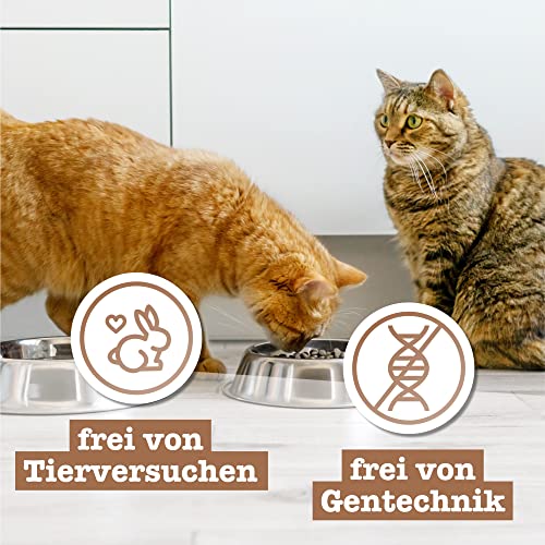 catz finefood Meatz Katzen Leckerlies Hirsch N° 9 - knusprige Streifen aus Hirschfleisch - gegrillt und getrocknet - Katzensnack ohne Zucker, getreidefrei, 45g