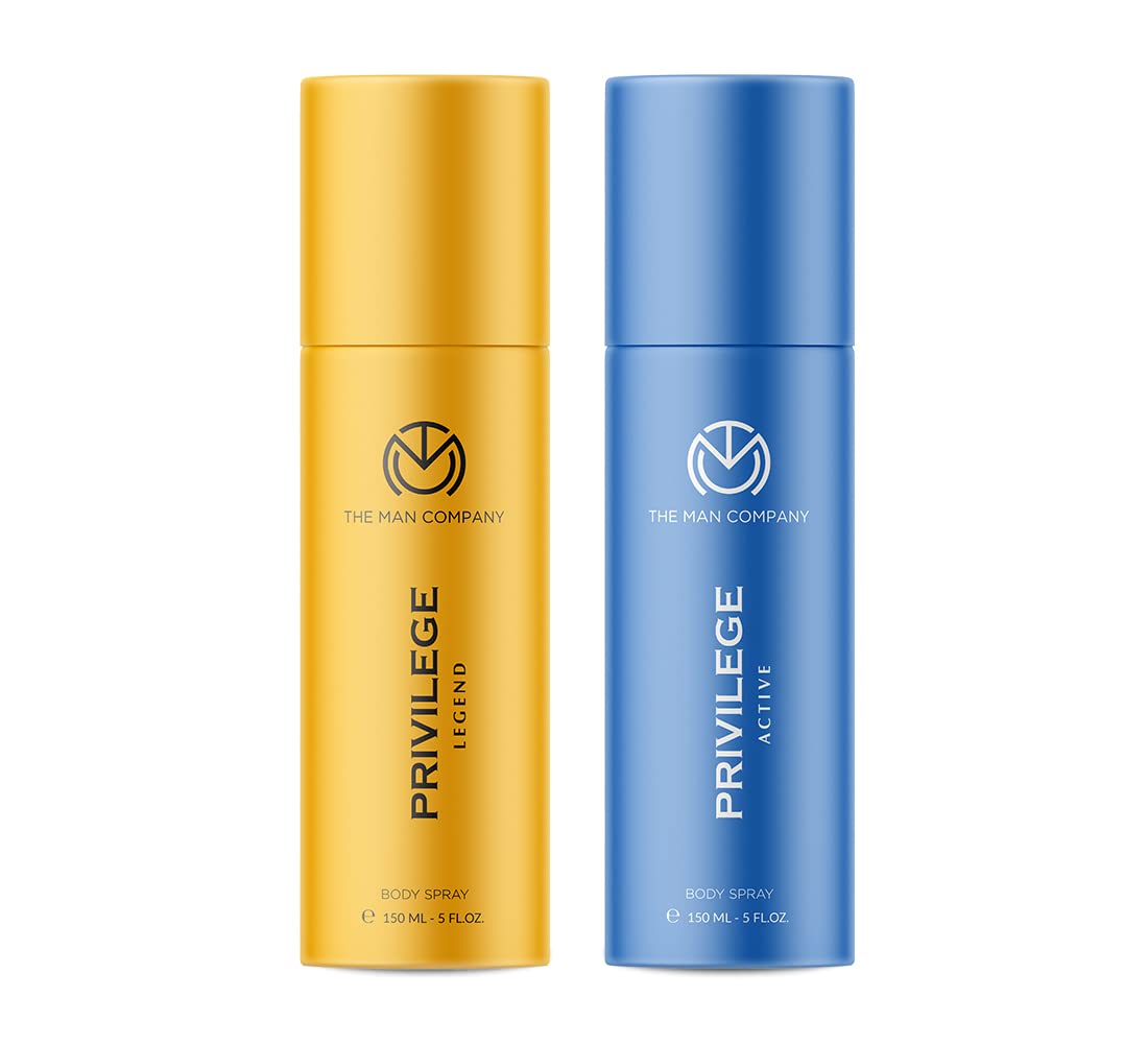 The Man Company Men Privilege Liquid Sandalwood,Lavender Deodorants-Legend & Active|Sandalwood,Lavender Premium Fragrance Body Spray|Gift Set For Husband,Boyfriend (150Ml* 2),Pack Of 2-picture-22