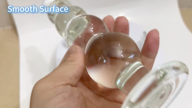 Amazon.com: Transparent Anal Beads Butt Plug Adult Toys Masturbators Sex  Tools with Safety Bottom, Glass Anal Plug Dildo with Different Sized Beads  P-Spot Sex Product for Men and Women (Medium) : Health