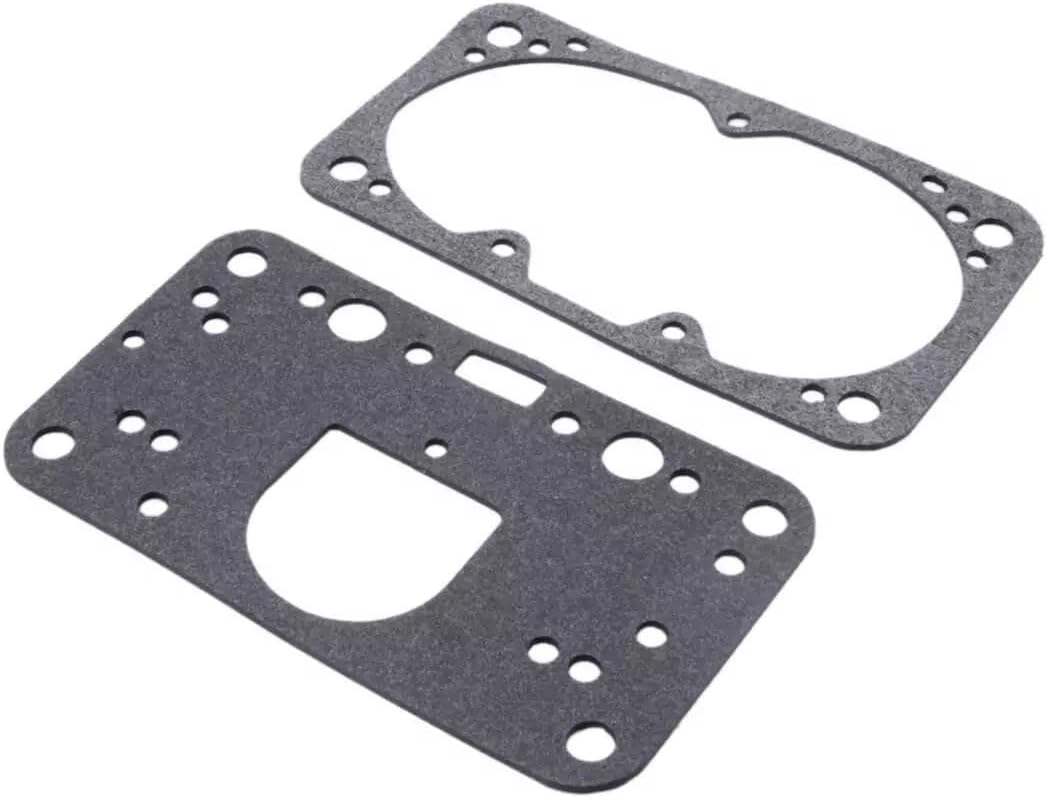 Auto Replacement Parts 1Set Fuel Bowl Gasket & Metering Block Gasket fit for Holley Carb Easy Repairs