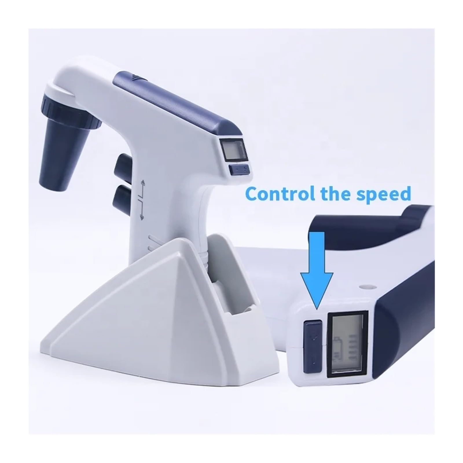 Pipeta, Controlador de pipeta eléctrico Pipeta automática gran volumen 0,1-100 ml Bomba serológica Equipo laboratorio USB