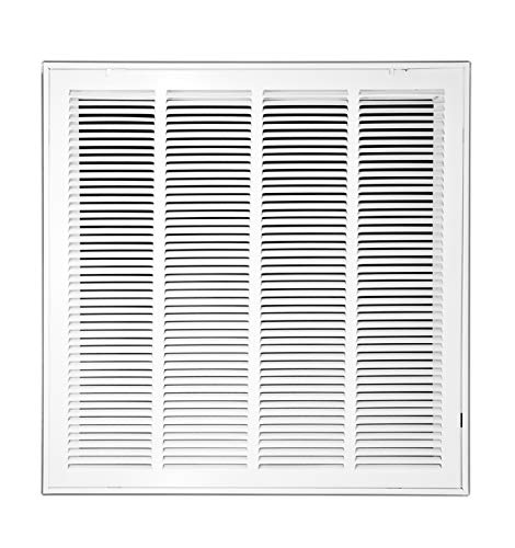 Venti Air 24" X 24" Steel Return Air Filter Grille - Removable Face/Door for 1 inch filters - HVAC Duct Cover Grill (2-3 Business Day Delivery) [Outer Dimension: 26.5"W X 26.5" H]