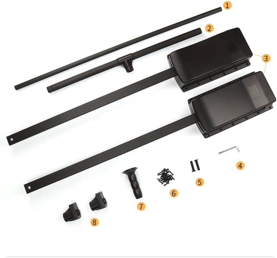 Adjustable Pull Down Closet Rail - Space-Saving Side Mounted Rod with Soft Return, Supports Up to 20KG, Fits 830-1150mm Closets - Ideal for Efficient Organization