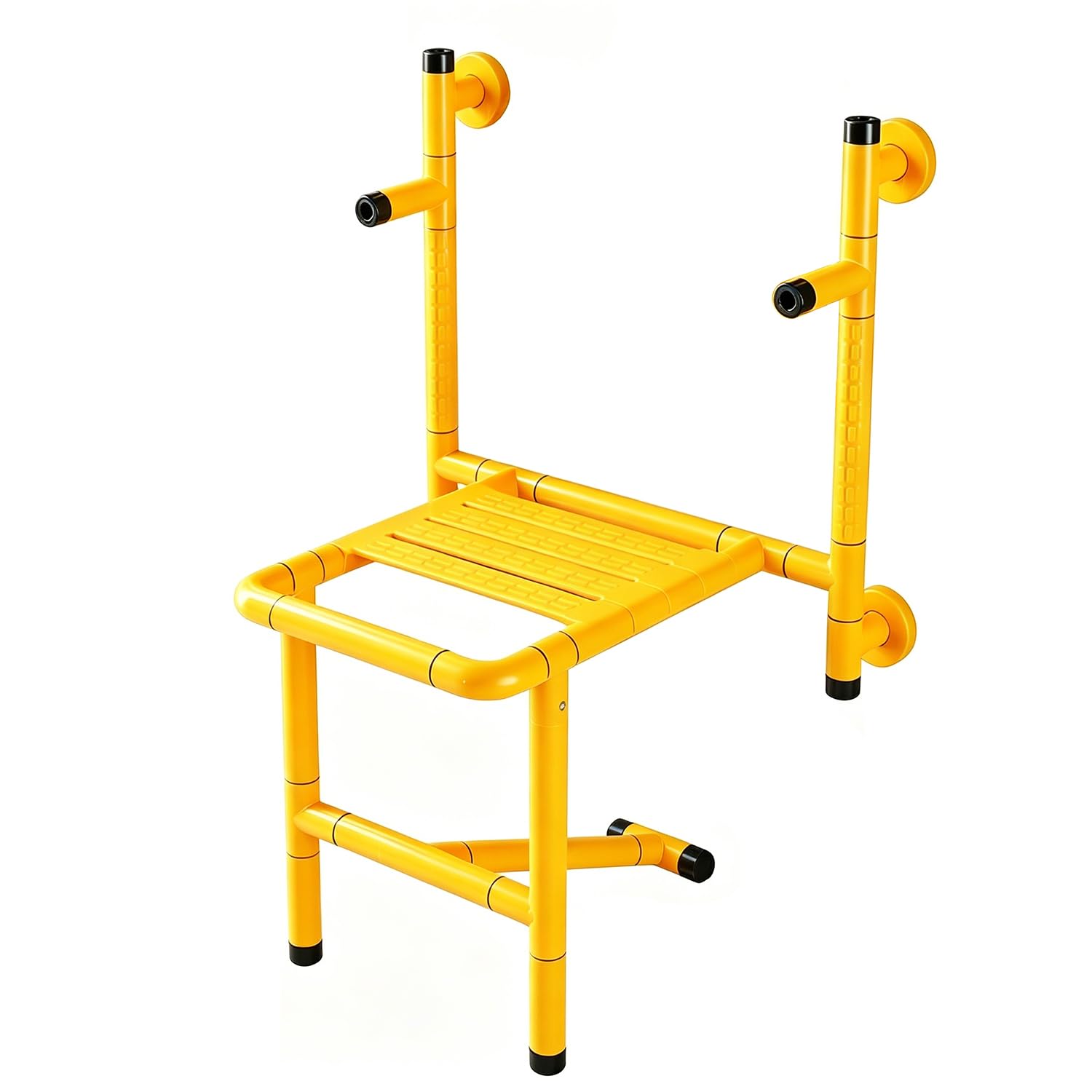 XQKXHZ Wall Mounted Folding Shower Seat for Elderly and Disabled