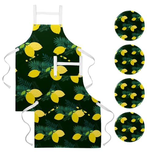 Tablier de cuisine pour restaurant et nettoyage de la maison lot de 2