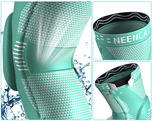 Image of NEENCA Professional Knee Brace, Compression Knee Sleeve with Patella Gel Pad & Side Stabilizers, Knee Support Bandage for Pain Relief, Medical Knee Pad for Running, Workout, Arthritis, Joint Recovery
