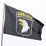 100 % Polyester US AIRBORNE Army WK2 Para 5 \'x3\' Flagge